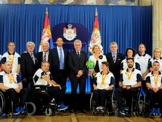 Nikolić priredio svečani prijem za paraolimpijce (Foto: Tanjug)