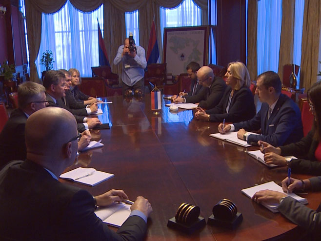 Sastanak Lajčak-Cvijanović (Foto: RTRS)