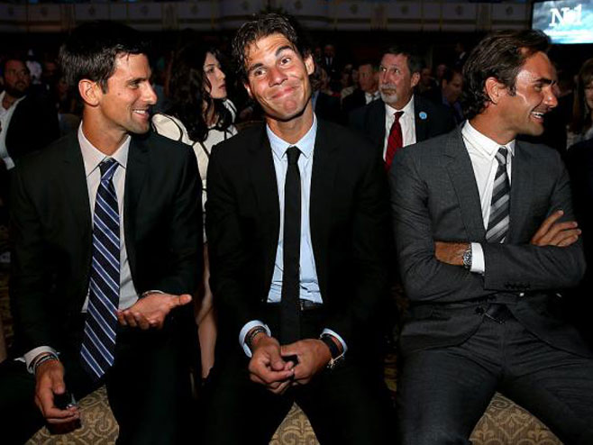 Новак, Надал и Федерер - Фото: Getty Images