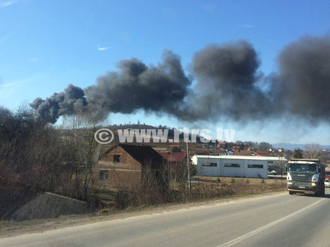 Požar u Ramićima (Foto: RTRS)