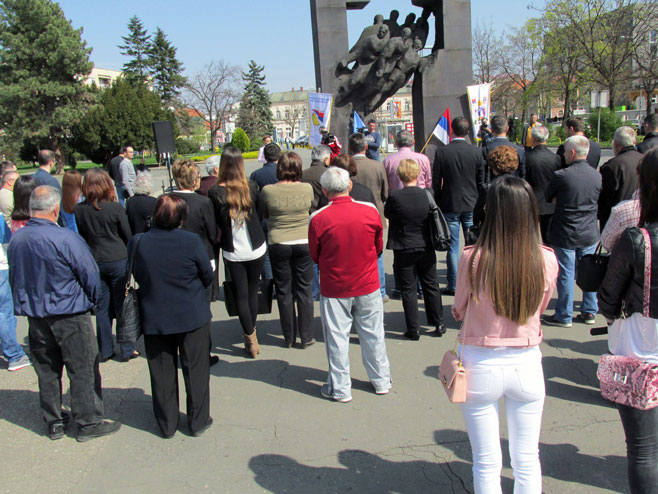 Bijeljina - Dan obilježavanja stradanja na Teočaku (Foto: SRNA)