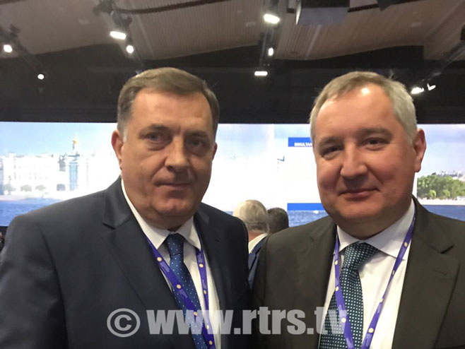 Susret Dodik-Rogozin (Foto: RTRS)
