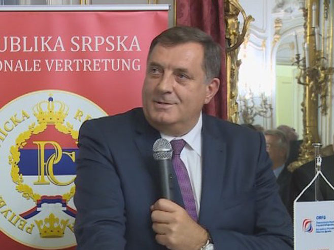 Predsjednik Srpske održao predavanje u Beču (Foto: RTRS)