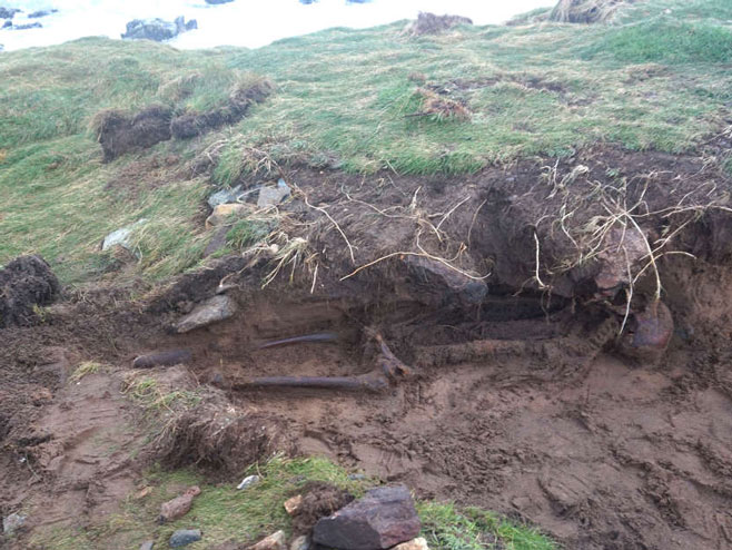 Ирска: Ураган открио мистериозни костур - Фото: Facebook