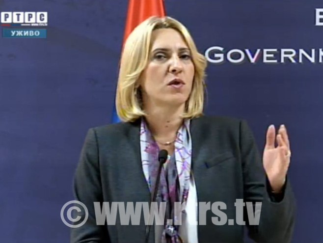 Premijerka Srpske na pres konferenciji
