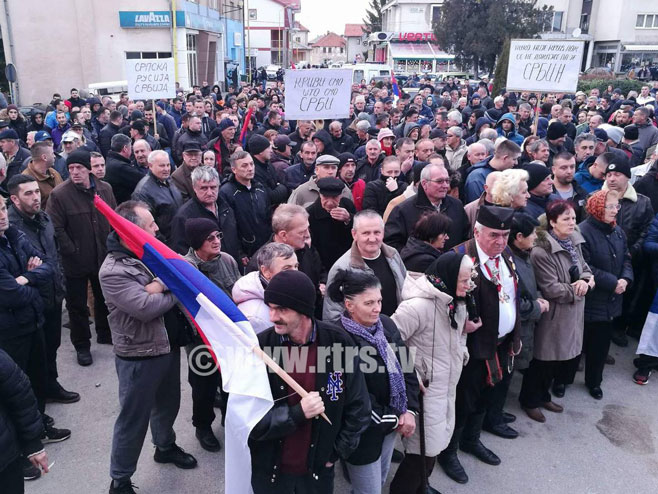 Vlasenica - protesti 