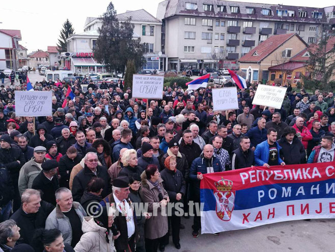 Vlasenica - protesti 