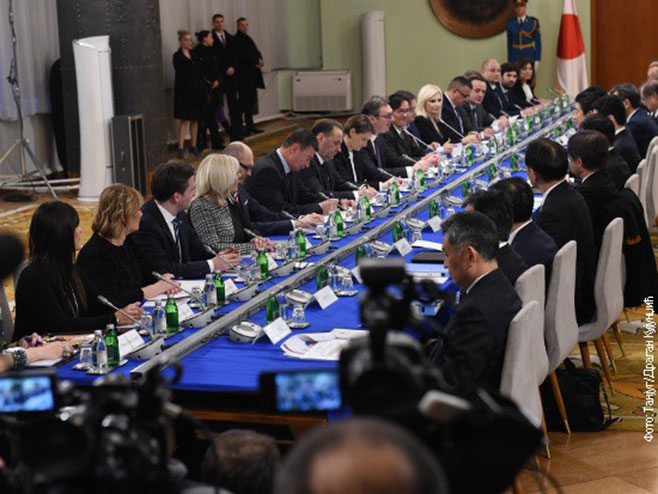 Razgovor delegacija Srbije i Јapana