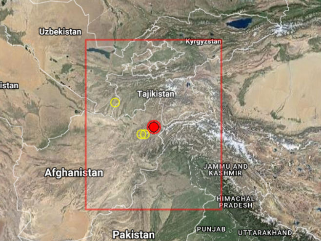 Земљотрес, Авганистан - 