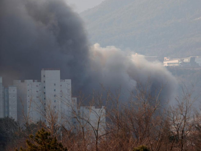 Пожар код Олимпијског села - Фото: B92