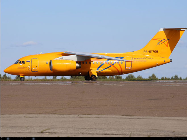 Срушио се авион  "Саратов ерлајнз" са 65 путника  (Фото:twitter) - 