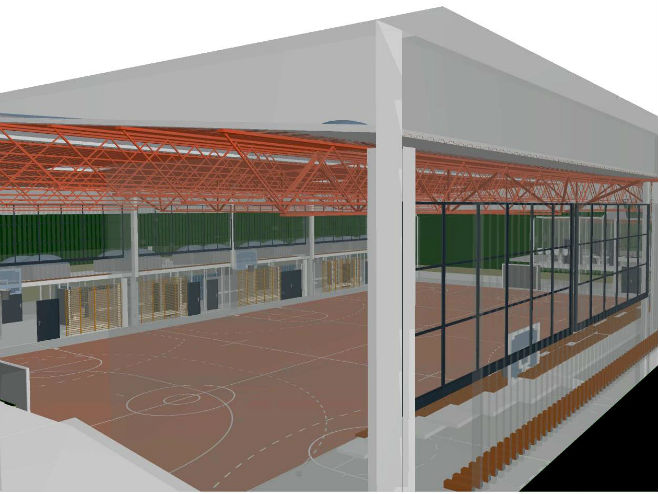 Реконструкција Шопинг центра у спортску дворану (Фото: banjaluka.rs.ba) 