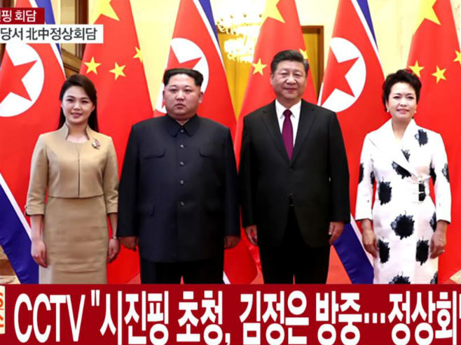 Састанак Ким Џонг-уна и Си Ђинпинга - Фото: Screenshot