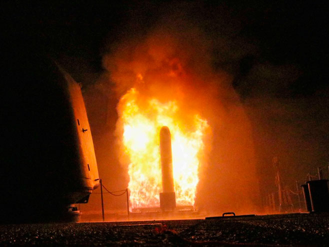 Испаљивање ракете типа томахавк (Фото: Пентагон) 