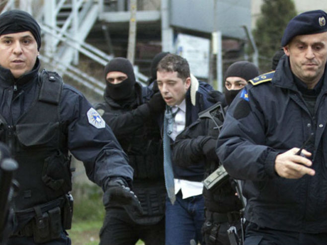 Хапшење Марка Ђурића на Косову - Фото: ТАНЈУГ