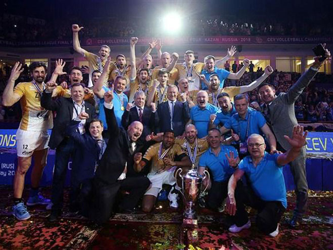 Одбојкаши Зенита освојили Лигу шампиона (фото: twitter.com/fivbvolleyball) - 