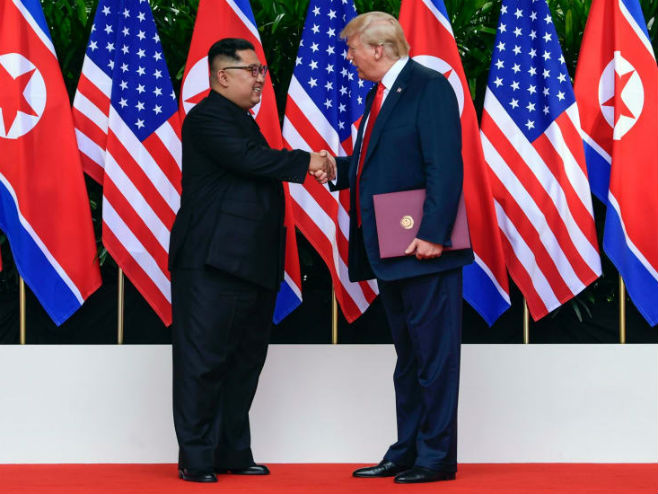 Доналд Трамп и Ким Џонг Ун, архив - Фото: AP