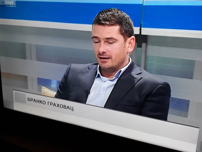 Branko Grahovac na RTRS-u (Foto: RTRS)