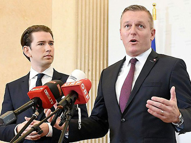 Канцелар Себастијан Курц и министар одбране Марио Кунасек (фото: orf.at) - 