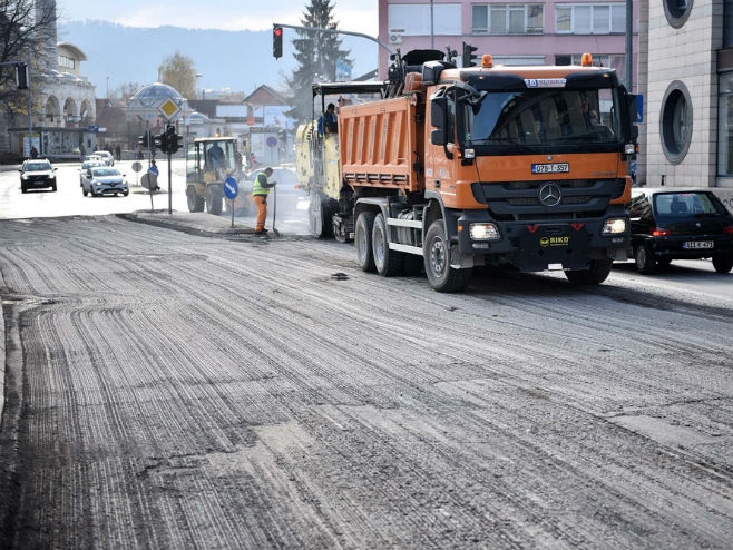 Реконструкција улице у центру Бањалуке - Фото: СРНА