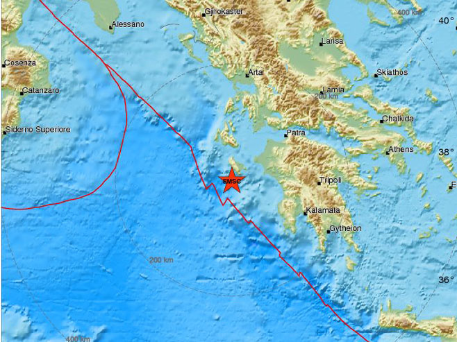 Земљотрес на Закинтосу (Фото: www.emsc-csem.org) - 