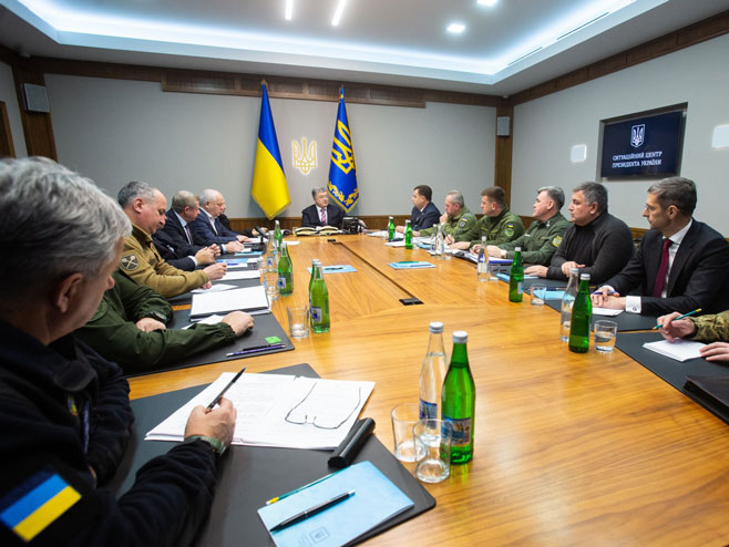 Састанак војног врха Украјине (фото: twitter.com/poroshenko) - 