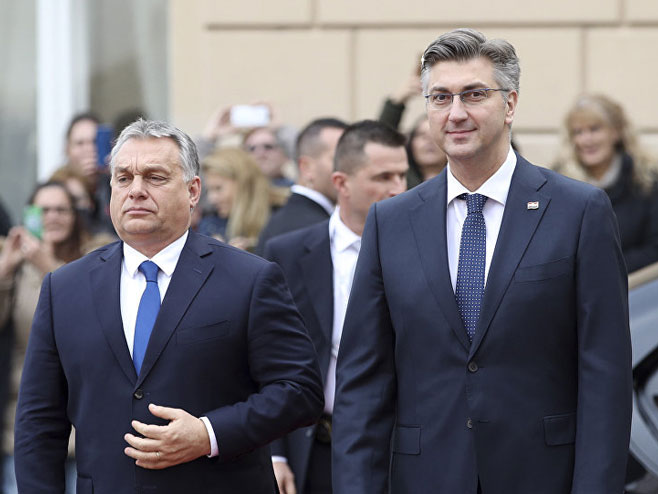 Орбан и Пленковић - Фото: AP