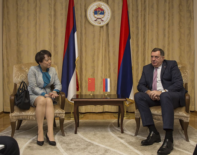 Milorad Dodik i Čen Bo (Foto: predsjednistvobih.ba) 