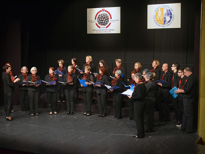 Приједор - Свјетски дан хорског пјевања, концерт - Фото: СРНА