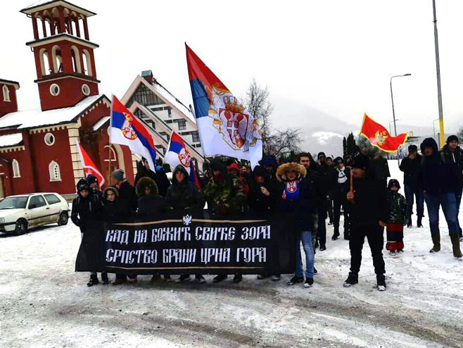 Мојковац - марш у част палим јунацима Мојковачке битке - Фото: СРНА