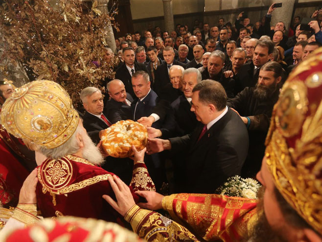 Liturgija povodom 29. januara, Dana Republike Srpske (Foto: RTRS)