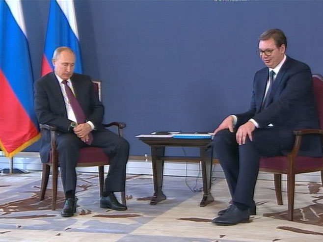 Putin i Vučić (Foto: RTRS)
