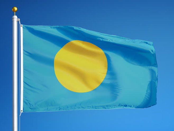 Застава Републике Палау (фото: shutterstock.com) - 