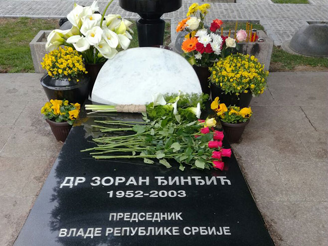 Гроб Зорана Ђинђића (Фото: РТРС)
