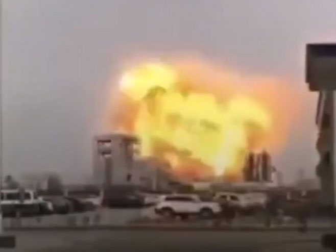 Разорна експлозија у кинеској фабрици - Фото: Screenshot