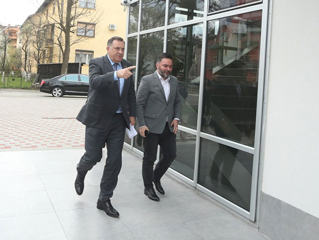 Dodik i Košarac (Foto: Siniša Pašalić) 