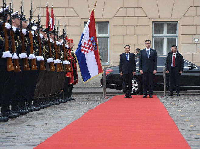 Премијер Кине Ли Кећијанг у Загребу (Фото: Vlada R. Hrvatske/Twitter) - 