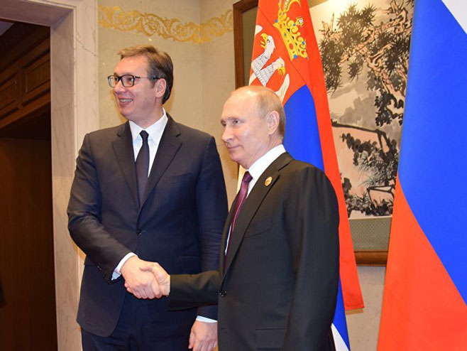 Vučić i Putin - Foto: TANJUG