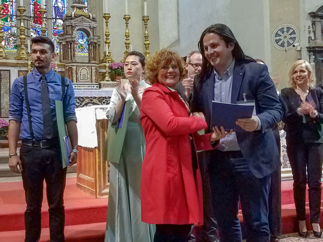 Додјела награде Младену Матовићу и хору Бањалучанке