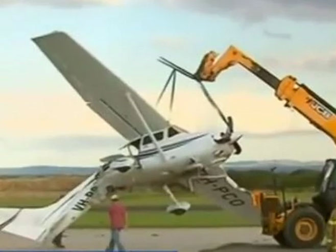 Уништени авион (фото: News Technology VI / youtube) - 