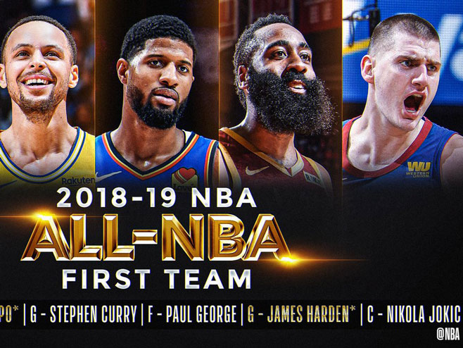 Најбољи тим НБА за 2019. (фото: NBA) - 