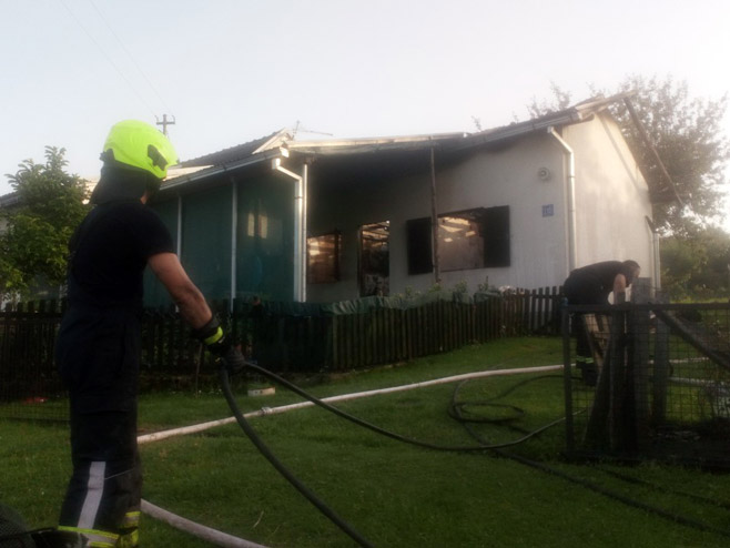 Пожар на породичној кући, Грбавци - Фото: РТРС
