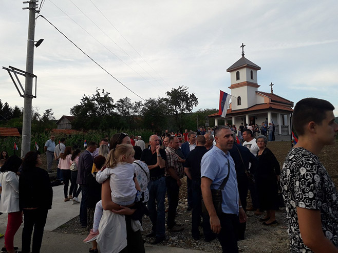 Veliko Palančište kod Prijedora - Crkveno-narodni sabor (Foto: RTRS)