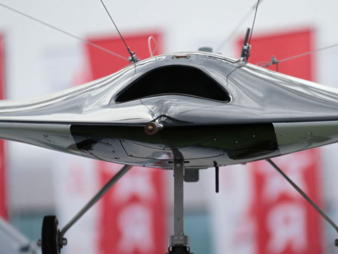 Тешки дрон „Охотник“ (Фото: Sputnik / Виталий Белоусов) - 
