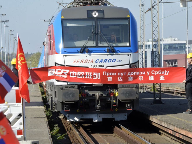 Стигао први воз из Кине (фото:Rade Prelić/Tanjug) - 