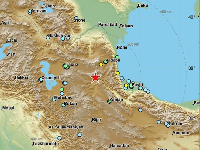 Иран-земљотрес (Фото: EMSC) - 