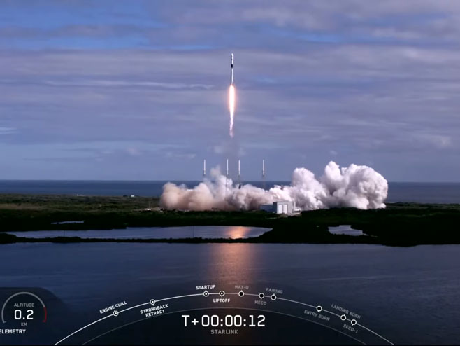 Лансирање сателита Старлинк (фото: SpaceX) - 