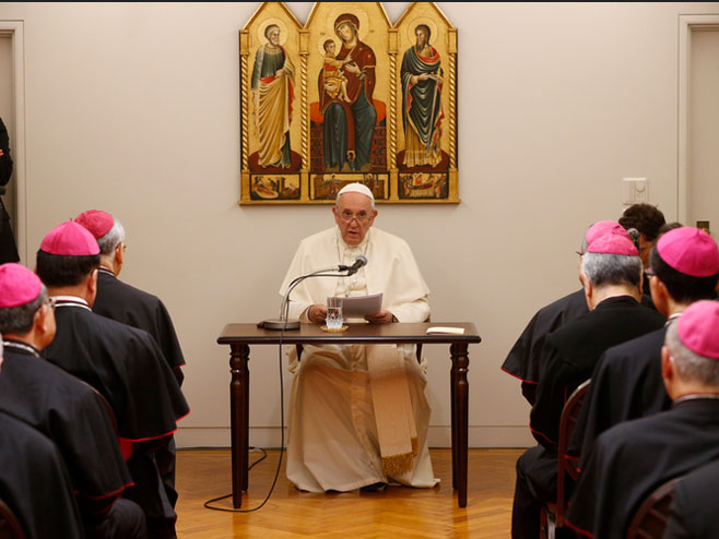 Папа Фрањо (фото:CNS photo/Paul Haring) - 