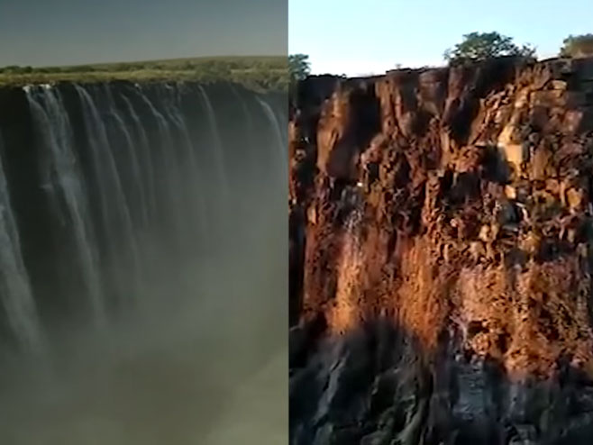 Пресушили Викторијини водопади - Фото: Screenshot/YouTube