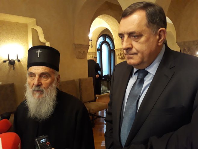 Патријарх Иринеј и Додик Патријарх Иринеј и Додик - Фото: СРНА